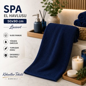 SPA El Havlusu 50x90 cm Lacivert